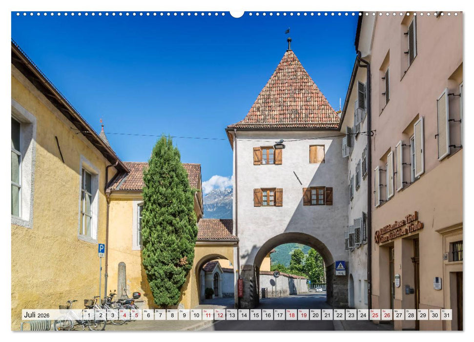 MERAN Idyllische Altstadt (CALVENDO Premium Wandkalender 2026)