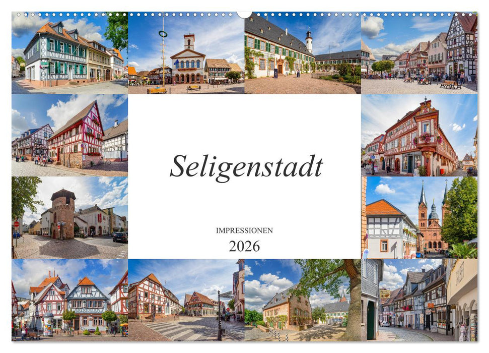 Seligenstadt Impressionen (CALVENDO Wandkalender 2026)