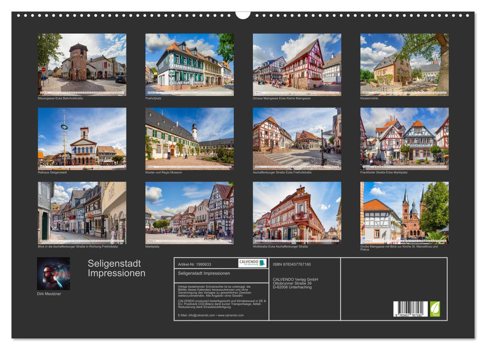 Seligenstadt Impressionen (CALVENDO Wandkalender 2026)