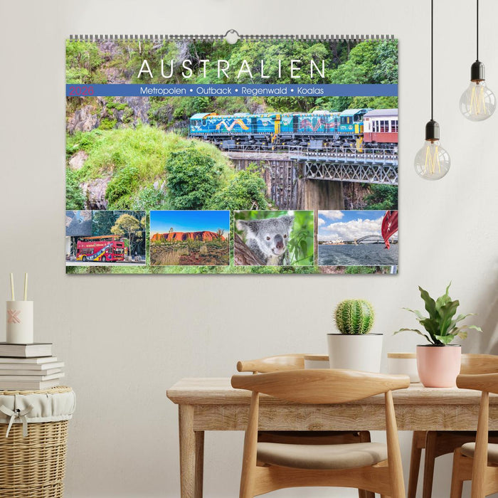 Australien - Metropolen • Outback • Regenwald • Koalas (CALVENDO Wandkalender 2026)