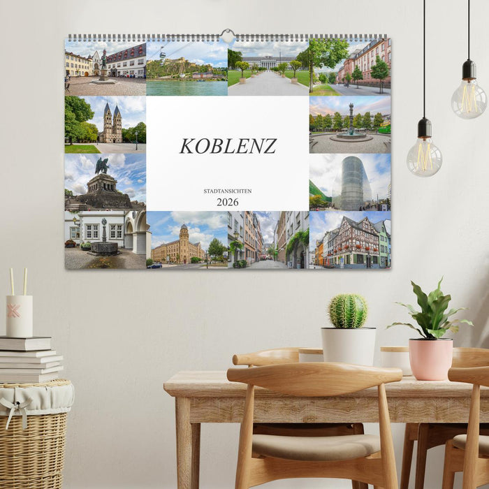 Koblenz Stadtansichten (CALVENDO Wandkalender 2026)