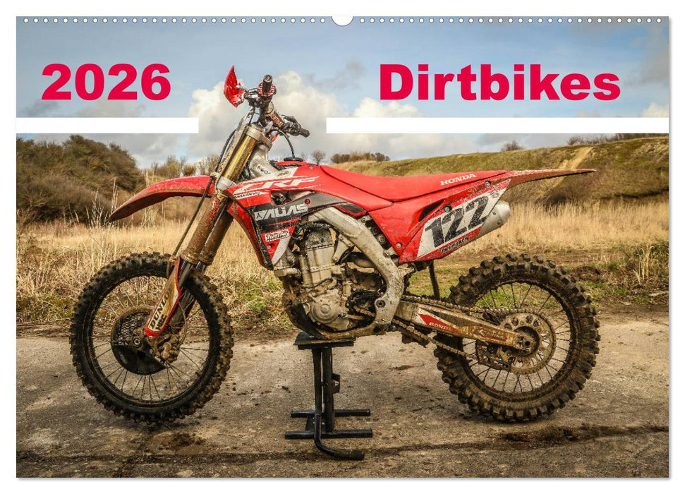 Dirtbikes 2026 (CALVENDO Wandkalender 2026)