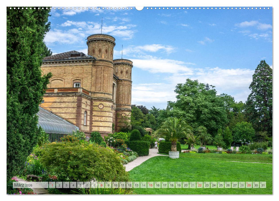 Karlsruhe Die Fächerstadt aus verschiedenen Blickwinkeln (CALVENDO Wandkalender 2026)