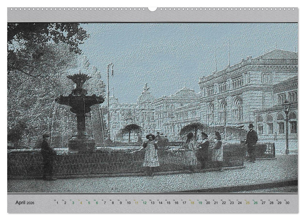 Hannover, alte Aufnahmen neu interpretiert. (CALVENDO Premium Wandkalender 2026)