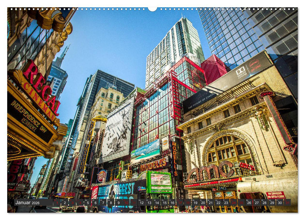 Stadtansichten New York (CALVENDO Premium Wandkalender 2026)