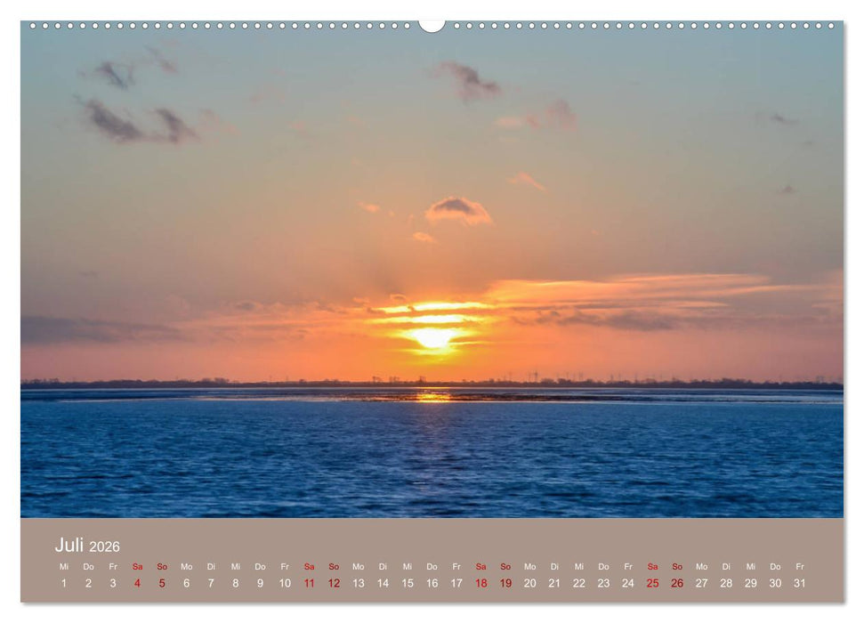 Wilhelmshaven - Sonne, Küste und Meer (CALVENDO Premium Wandkalender 2026)