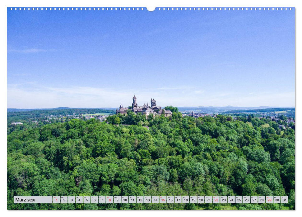 Ausblicke - Mittelhessen von Oben (CALVENDO Wandkalender 2026)