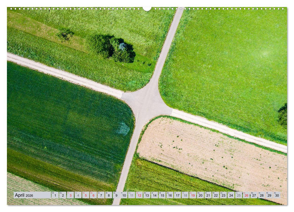 Ausblicke - Mittelhessen von Oben (CALVENDO Wandkalender 2026)