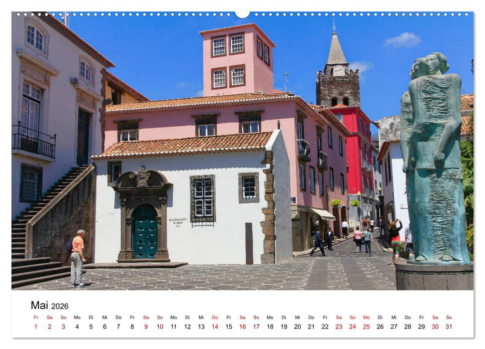 Funchal - Die Hauptstadt von Madeira (CALVENDO Premium Wandkalender 2026)