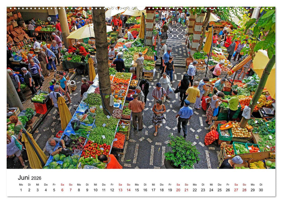 Funchal - Die Hauptstadt von Madeira (CALVENDO Premium Wandkalender 2026)