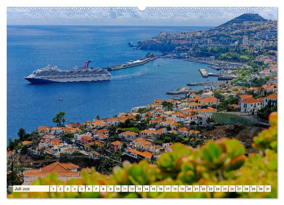 Funchal - Die Hauptstadt von Madeira (CALVENDO Premium Wandkalender 2026)