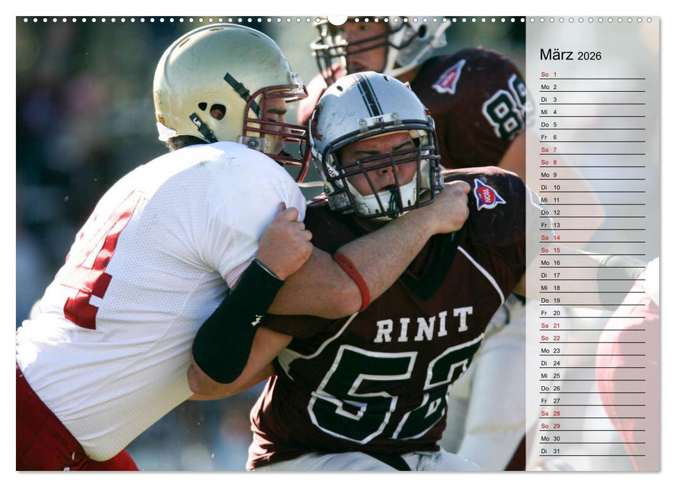 American Football - Touchdown (CALVENDO Premium Wandkalender 2026)
