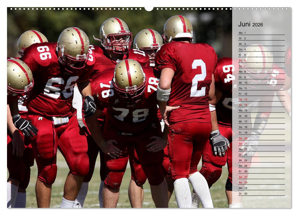 American Football - Touchdown (CALVENDO Premium Wandkalender 2026)