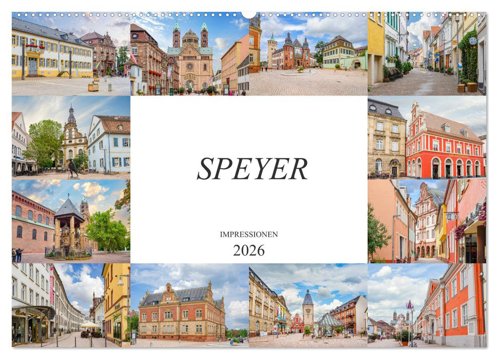 Speyer Impressionen (CALVENDO Wandkalender 2026)