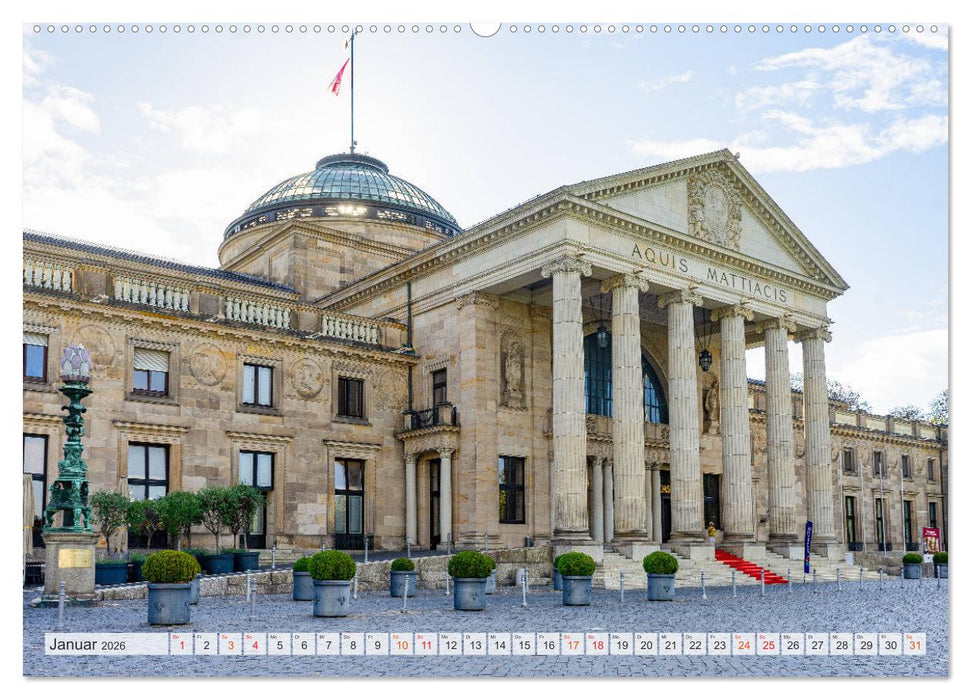 Wiesbaden Impressionen (CALVENDO Wandkalender 2026)