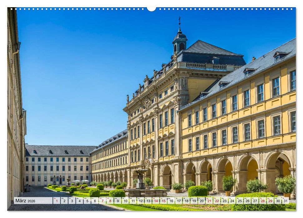 WÜRZBURG Historisches Stadtherz (CALVENDO Wandkalender 2026)