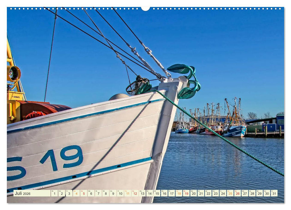 Reise an die Nordsee - Husum (CALVENDO Premium Wandkalender 2026)