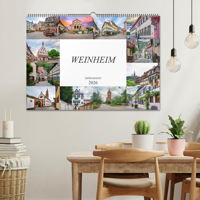 Weinheim Impressionen (CALVENDO Wandkalender 2026)