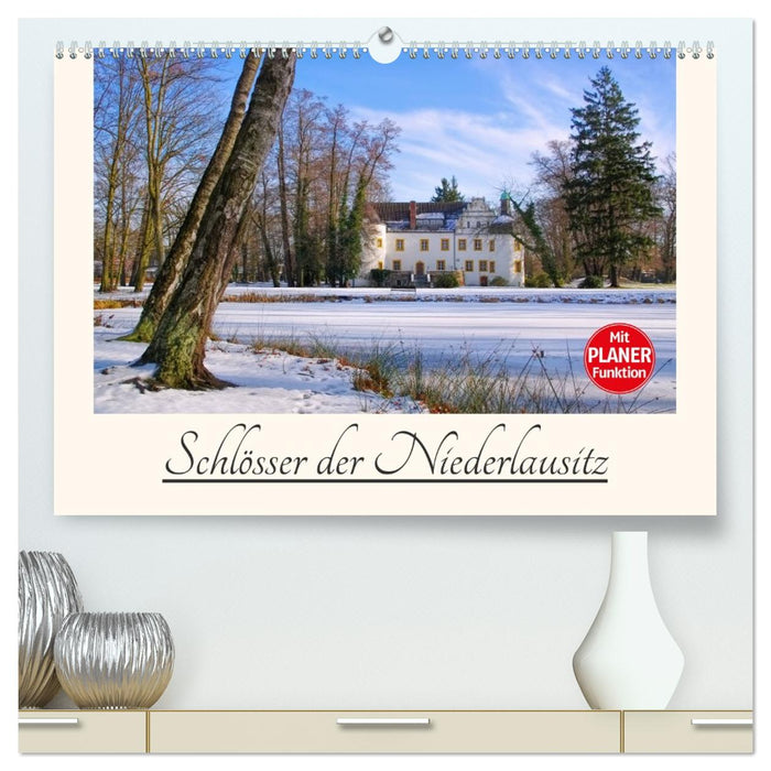 Schlösser der Niederlausitz (CALVENDO Premium Wandkalender 2026)