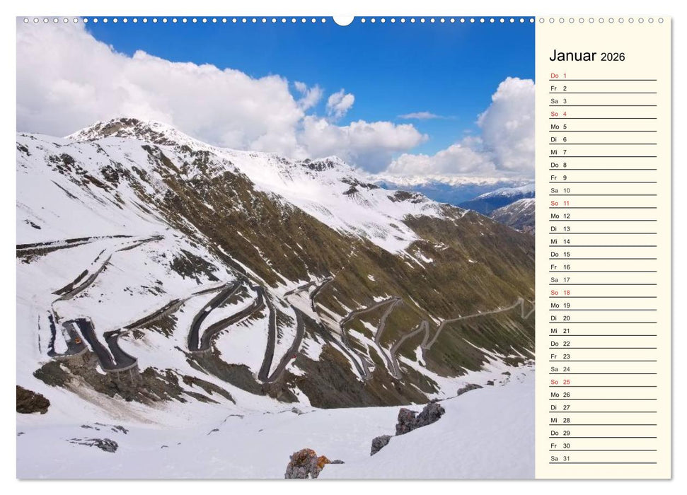 Vinschgau - Die Sonnenseite Südtirols (CALVENDO Premium Wandkalender 2026)