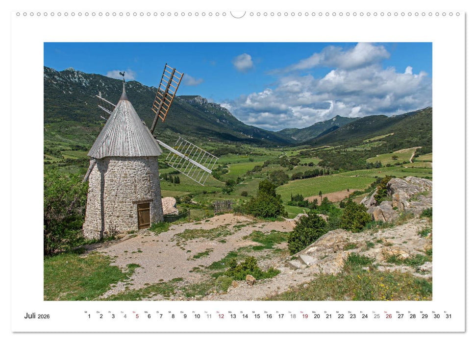 Okzitanien - Katharerland (CALVENDO Premium Wandkalender 2026)