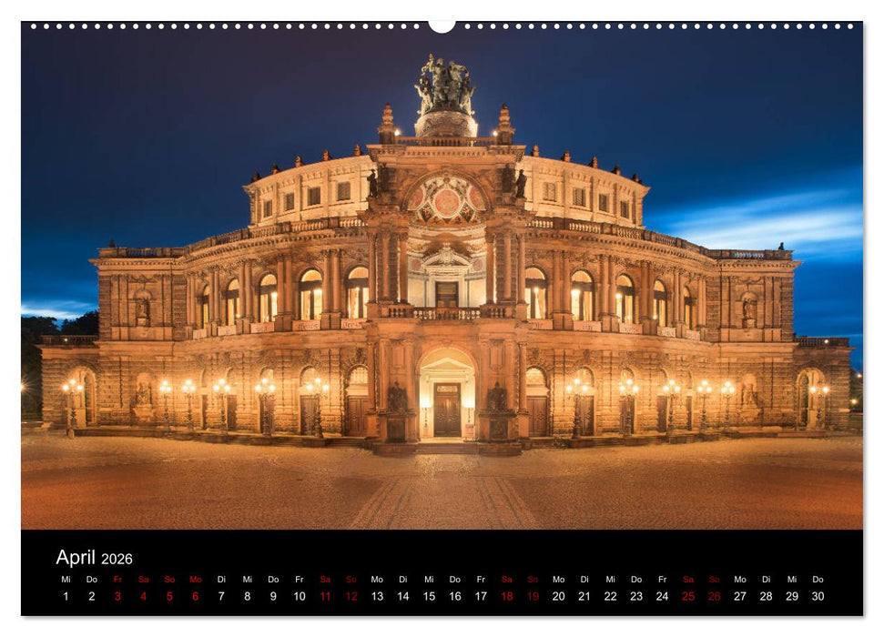 Dresden und Umland (CALVENDO Premium Wandkalender 2026)