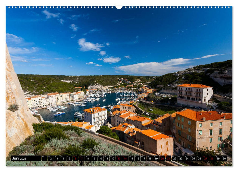 Bonifacio. Korsika (CALVENDO Premium Wandkalender 2026)