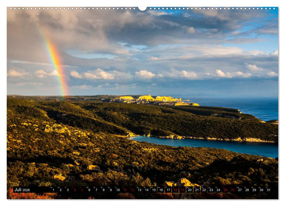 Bonifacio. Korsika (CALVENDO Premium Wandkalender 2026)