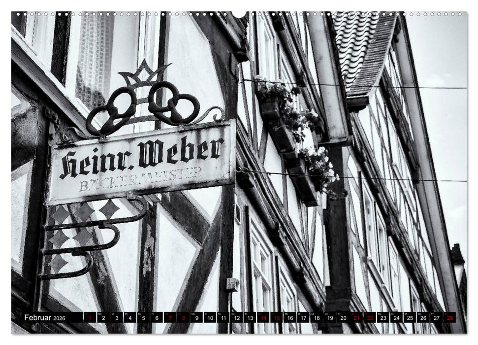 Ein Blick auf Homberg an der Efze (CALVENDO Premium Wandkalender 2026)