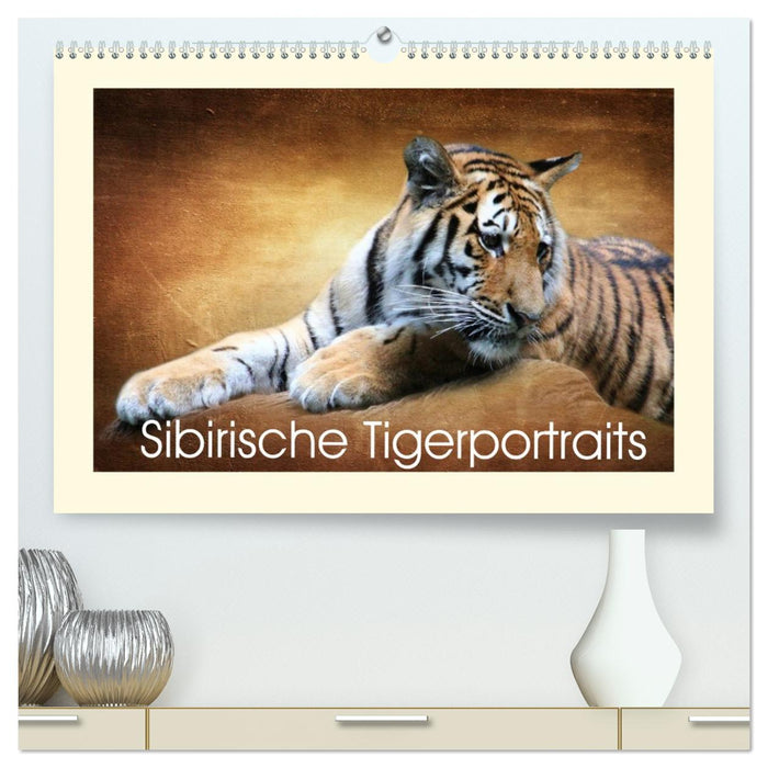 Sibirische Tigerportraits (CALVENDO Premium Wandkalender 2026)