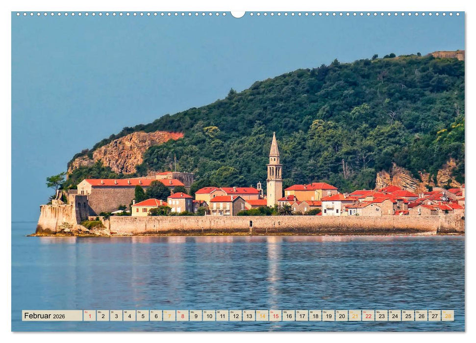 Reise nach Montenegro (CALVENDO Premium Wandkalender 2026)