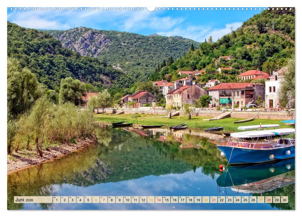 Reise nach Montenegro (CALVENDO Premium Wandkalender 2026)