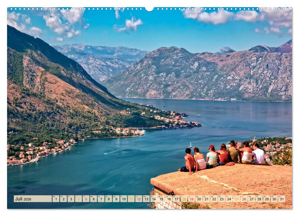 Reise nach Montenegro (CALVENDO Premium Wandkalender 2026)