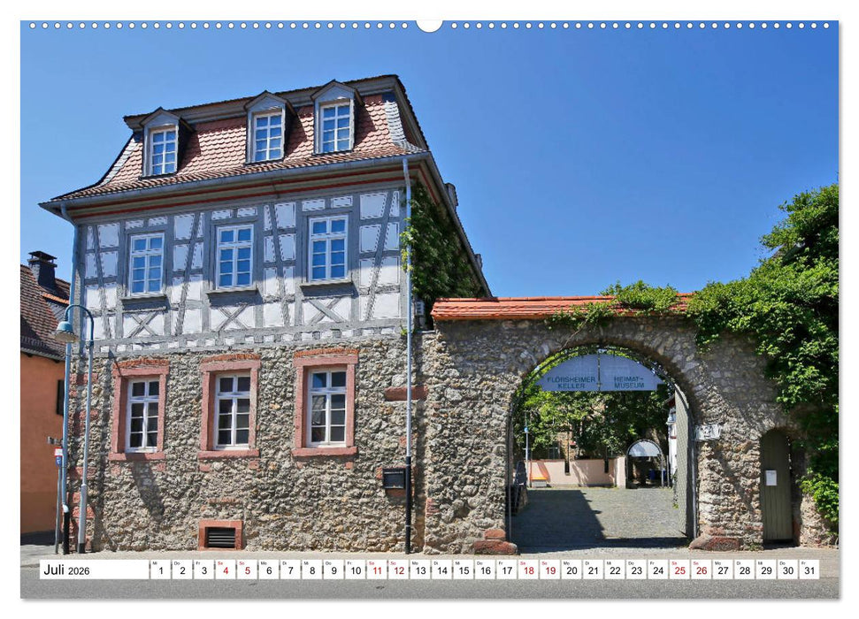 Flörsheim am Main vom Frankfurter Taxifahrer Petrus Bodenstaff (CALVENDO Premium Wandkalender 2026)