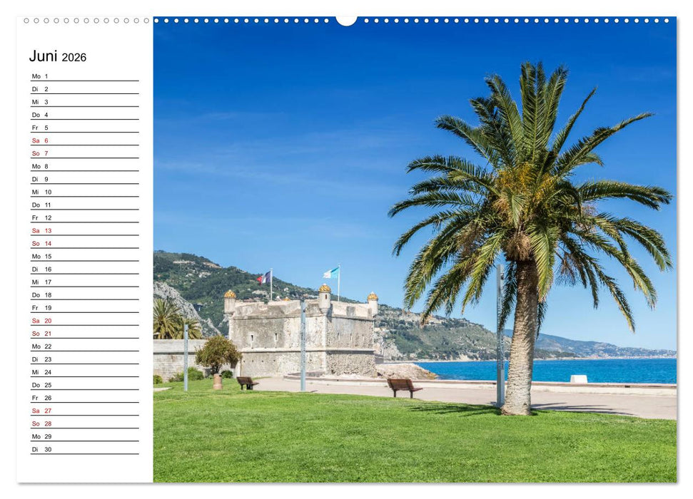 CÔTE D’AZUR Bezaubernde Orte (CALVENDO Premium Wandkalender 2026)