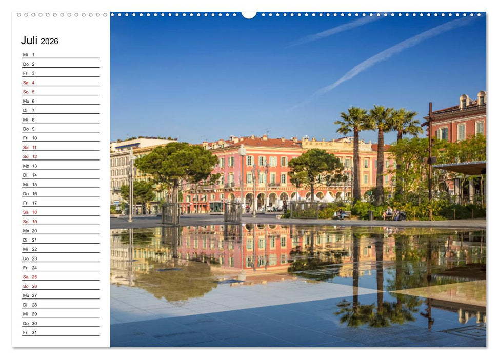 CÔTE D’AZUR Bezaubernde Orte (CALVENDO Premium Wandkalender 2026)