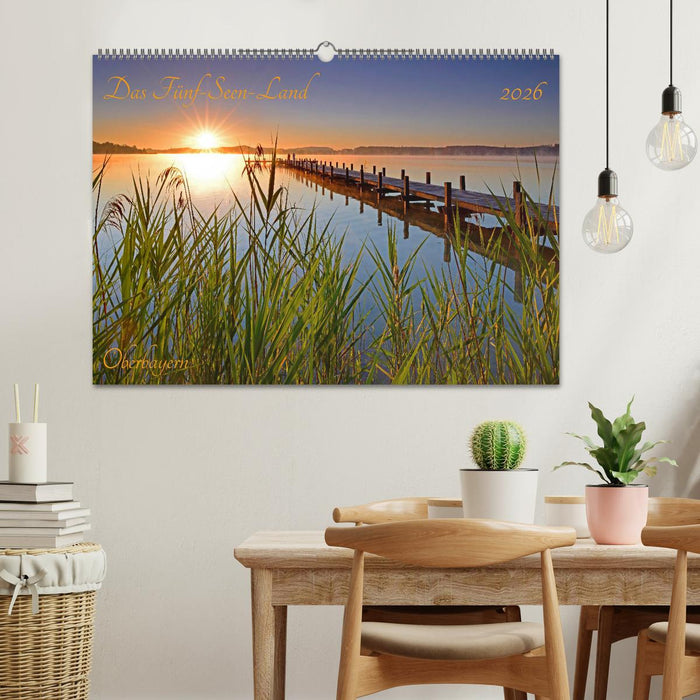 Das Fünf-Seen-Land Oberbayern (CALVENDO Wandkalender 2026)
