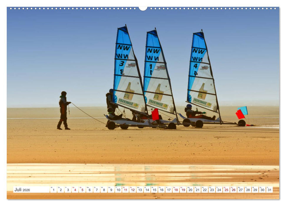 ST. PETER ORDING Strand und Meer (CALVENDO Premium Wandkalender 2026)