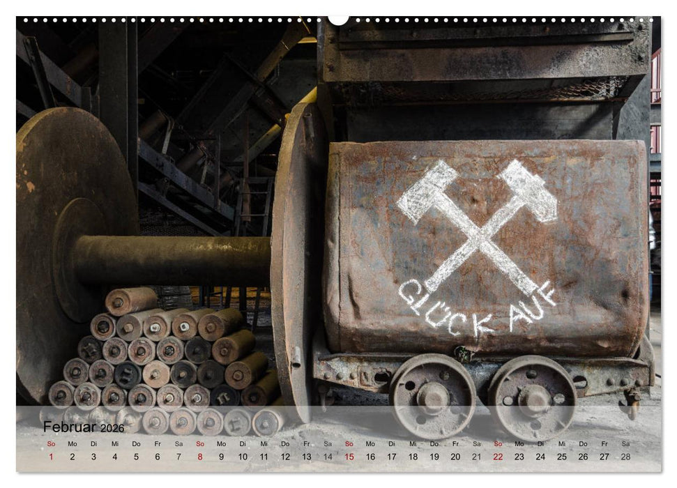 Zeche und Kokerei Zollverein Essen: Industrie-Architektur (CALVENDO Premium Wandkalender 2026)