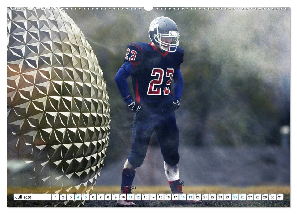 HEROES - American Football (CALVENDO Premium Wandkalender 2026)