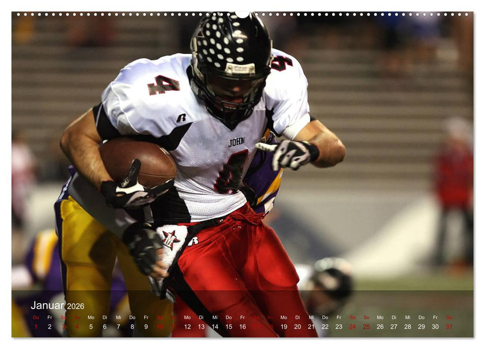 American Football - Touchdown (CALVENDO Premium Wandkalender 2026)