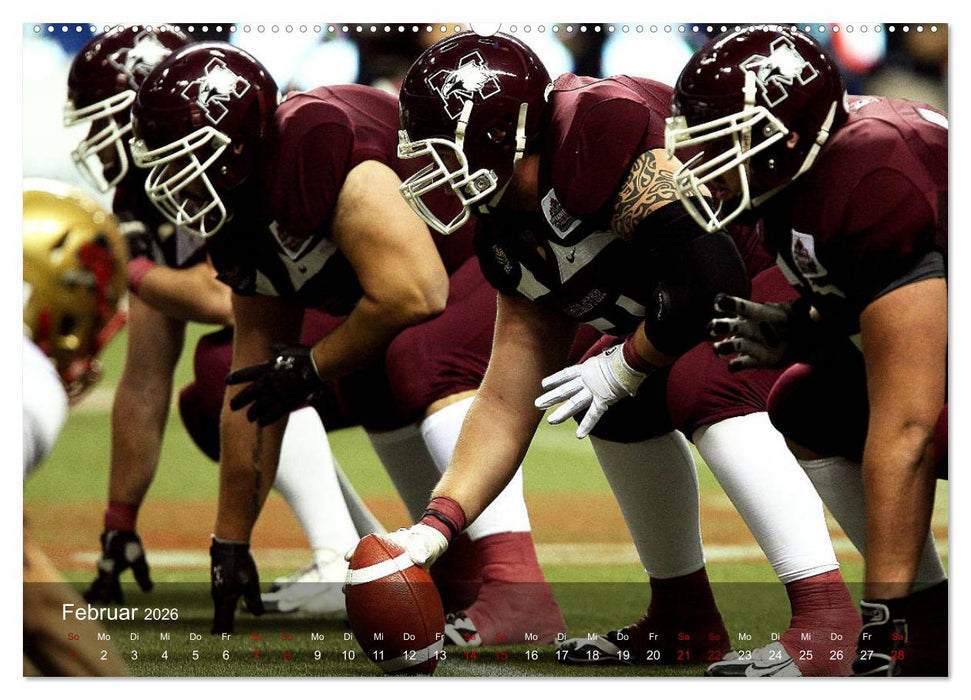 American Football - Touchdown (CALVENDO Premium Wandkalender 2026)