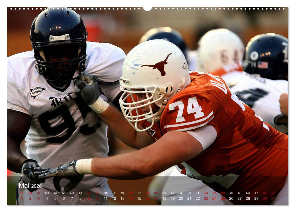American Football - Touchdown (CALVENDO Premium Wandkalender 2026)