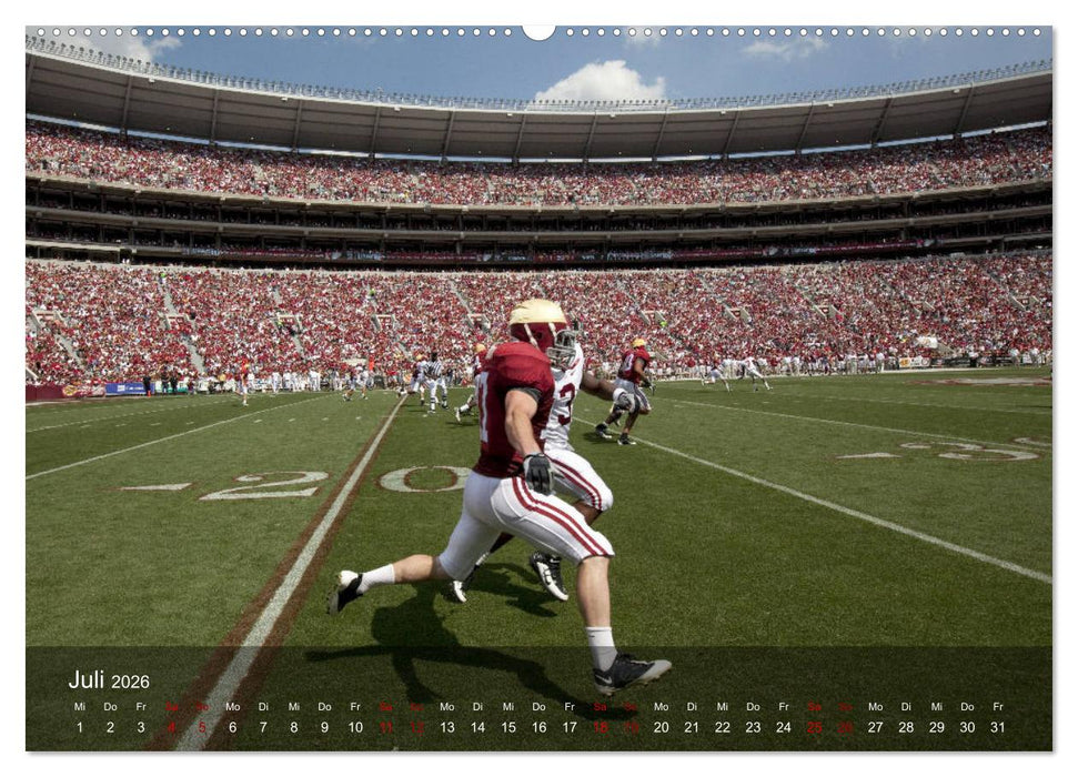 American Football - Touchdown (CALVENDO Premium Wandkalender 2026)