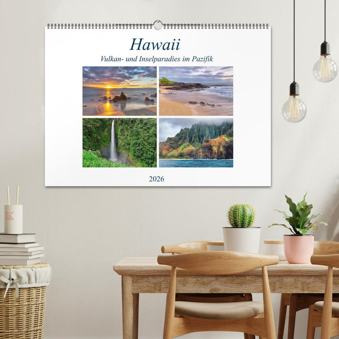 Hawaii - Vulkan- und Inselparadies im Pazifik (CALVENDO Wandkalender 2026)