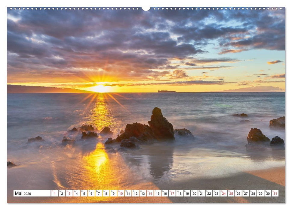 Hawaii - Vulkan- und Inselparadies im Pazifik (CALVENDO Wandkalender 2026)