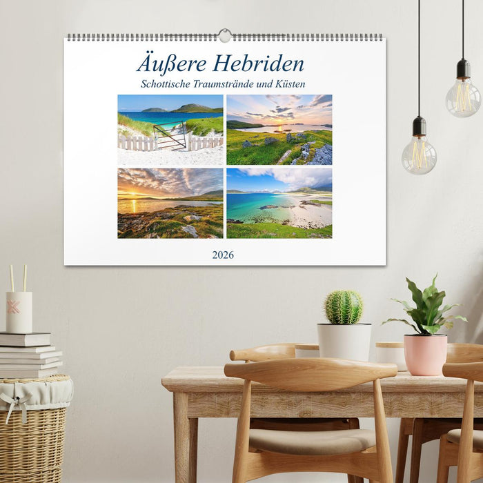 Äußere Hebriden - Schottische Traumstrände und Küsten (CALVENDO Wandkalender 2026)