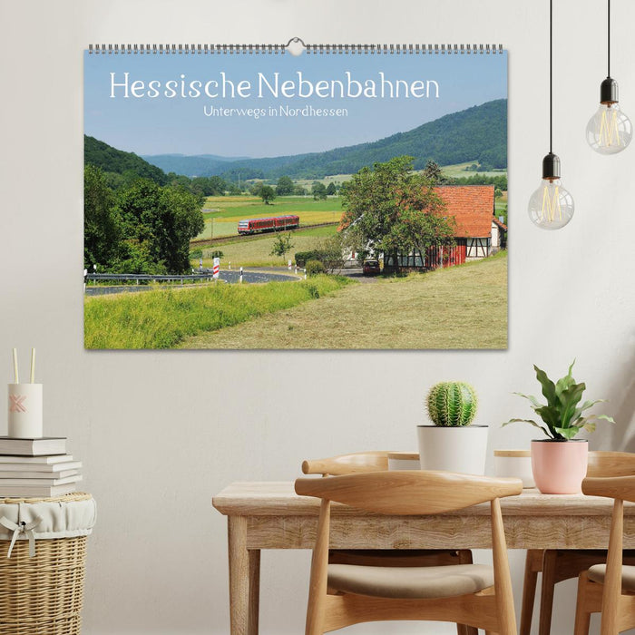 Hessische Nebenbahnen - Unterwegs in Nordhessen (CALVENDO Wandkalender 2026)
