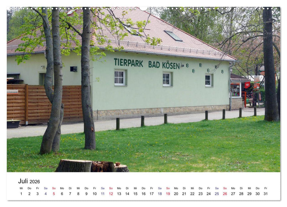 Solbad an der Saale - Bad Kösen (CALVENDO Premium Wandkalender 2026)