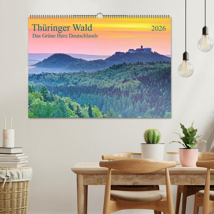 Thüringer Wald Das Grüne Herz Deutschlands (CALVENDO Wandkalender 2026)